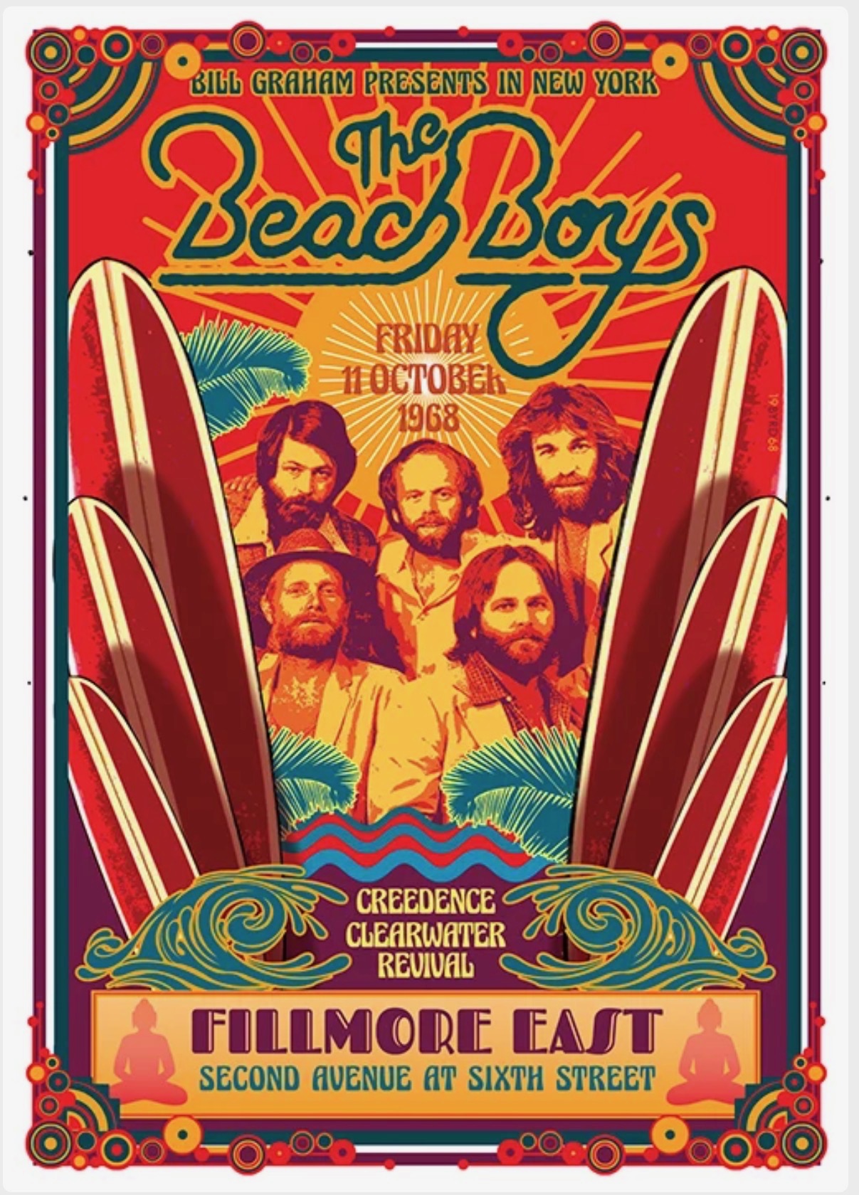 The BEACH BOYS at the Fillmore East 1968