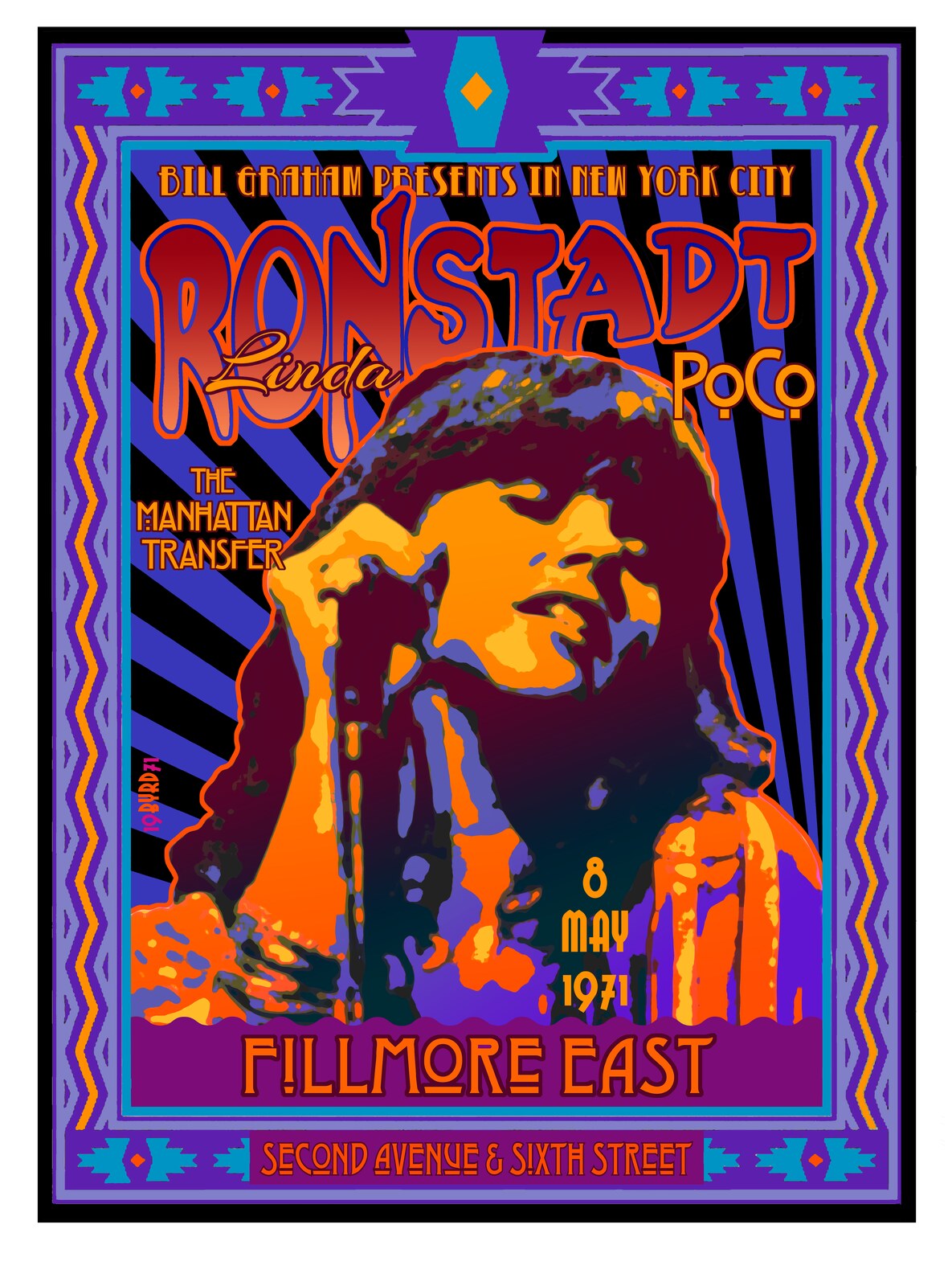 LINDA RONSTADT at the Fillmore East 8 May 1971