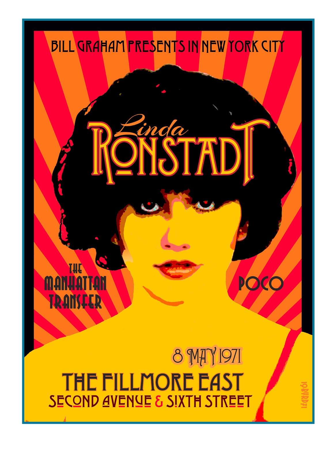 Linda Ronstadt at the Fillmore East May 1971