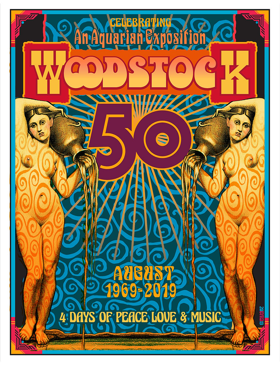 Woodstock 50th Anniversary posters (v#1 & v#2)