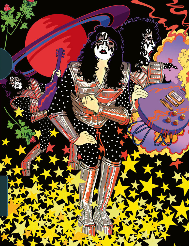 KISS solo-album poster mural