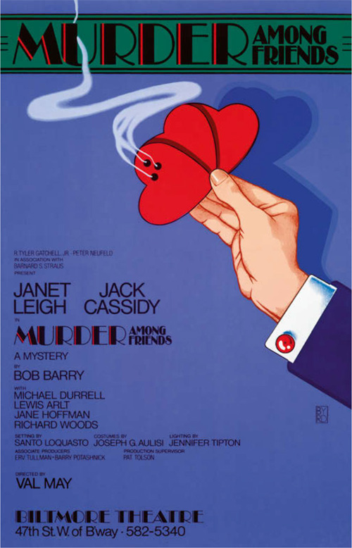 Murder Among Friends Broadway poster