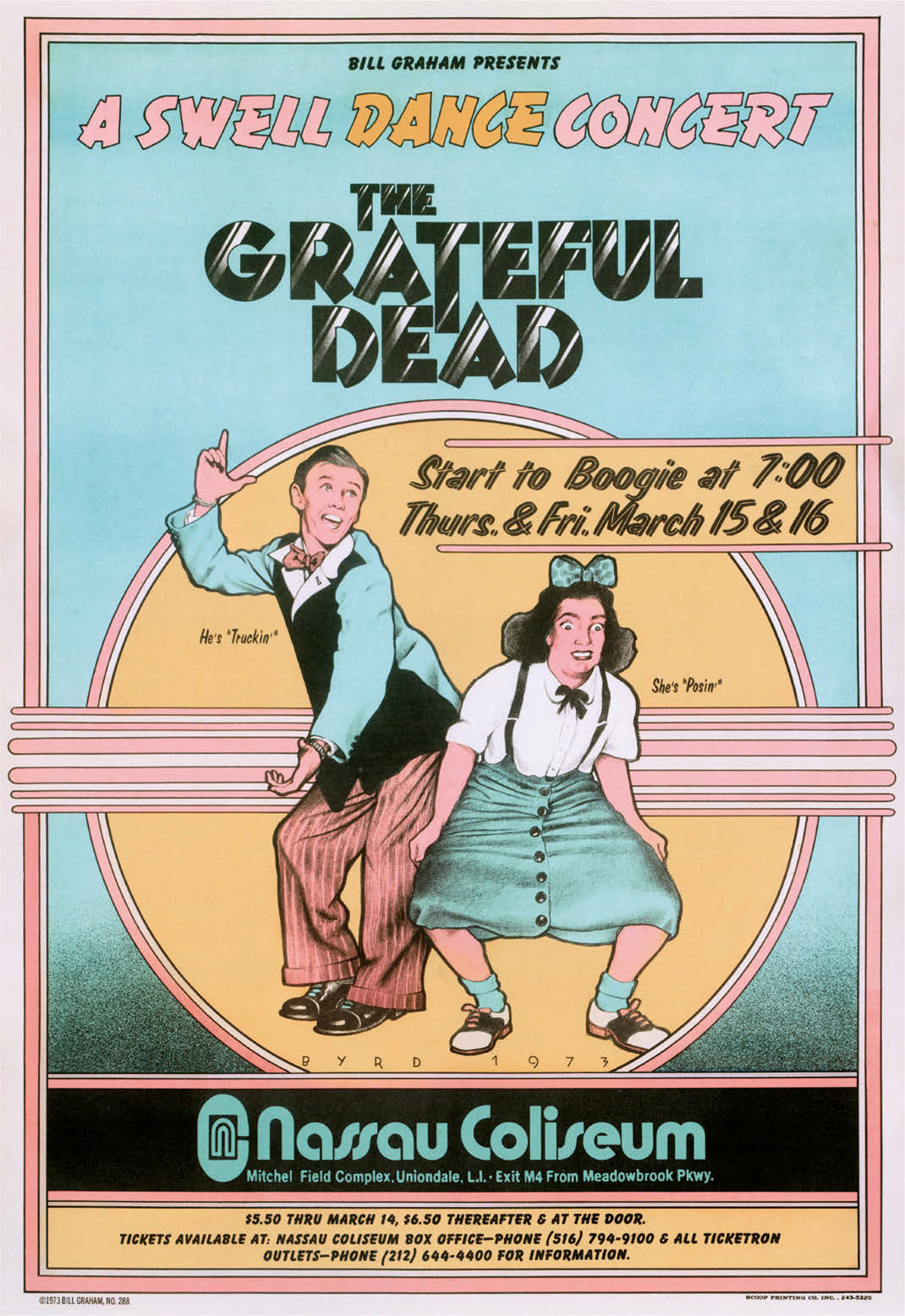 Grateful Dead · Nassau Coliseum poster
