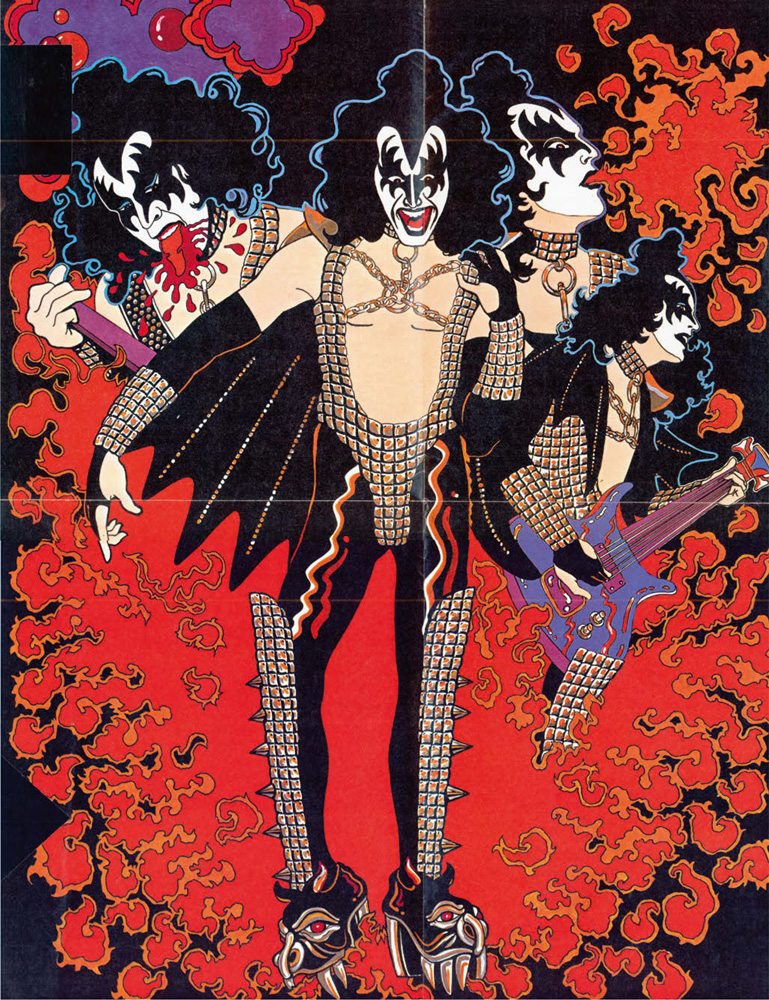KISS solo-album poster mural