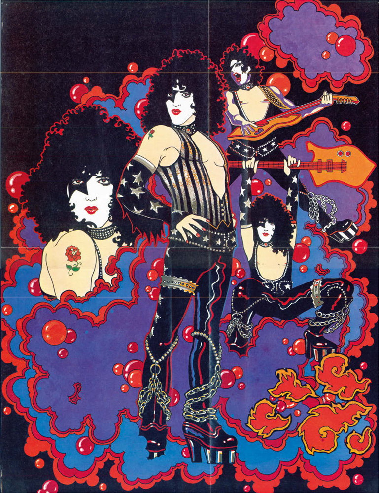 KISS solo-album poster mural