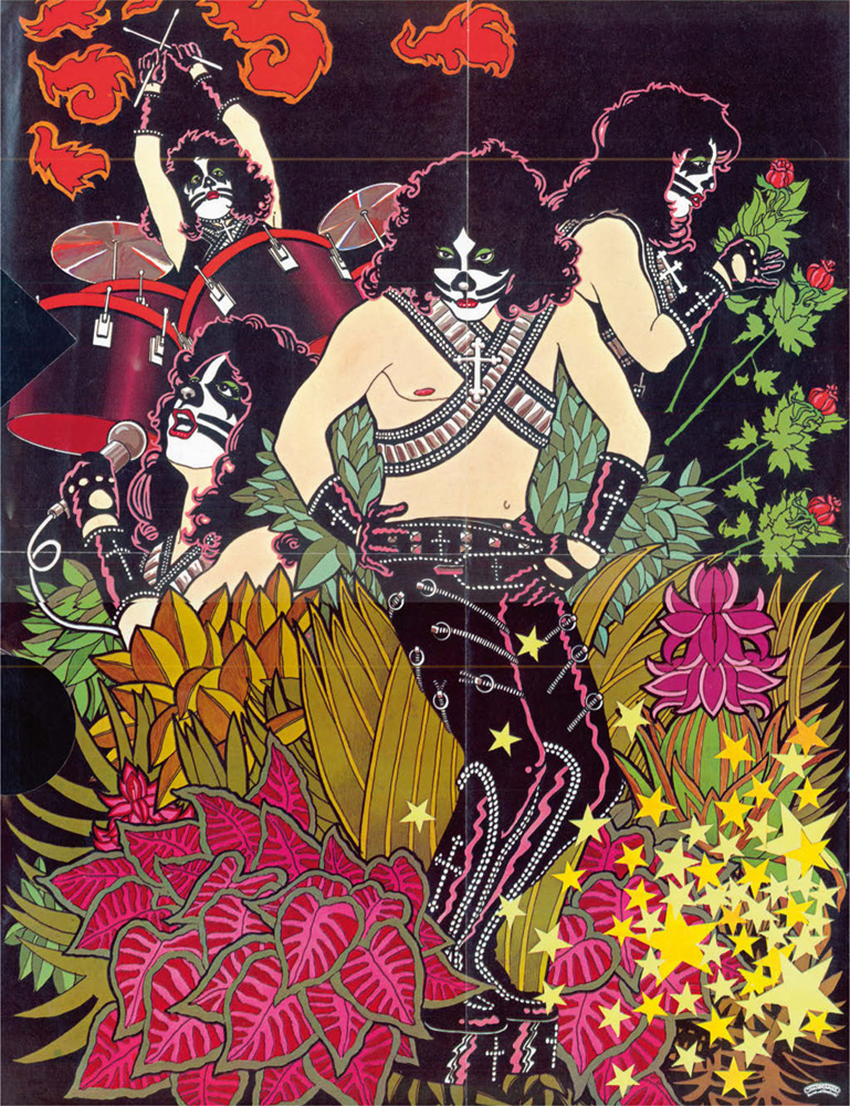 KISS solo-album poster mural