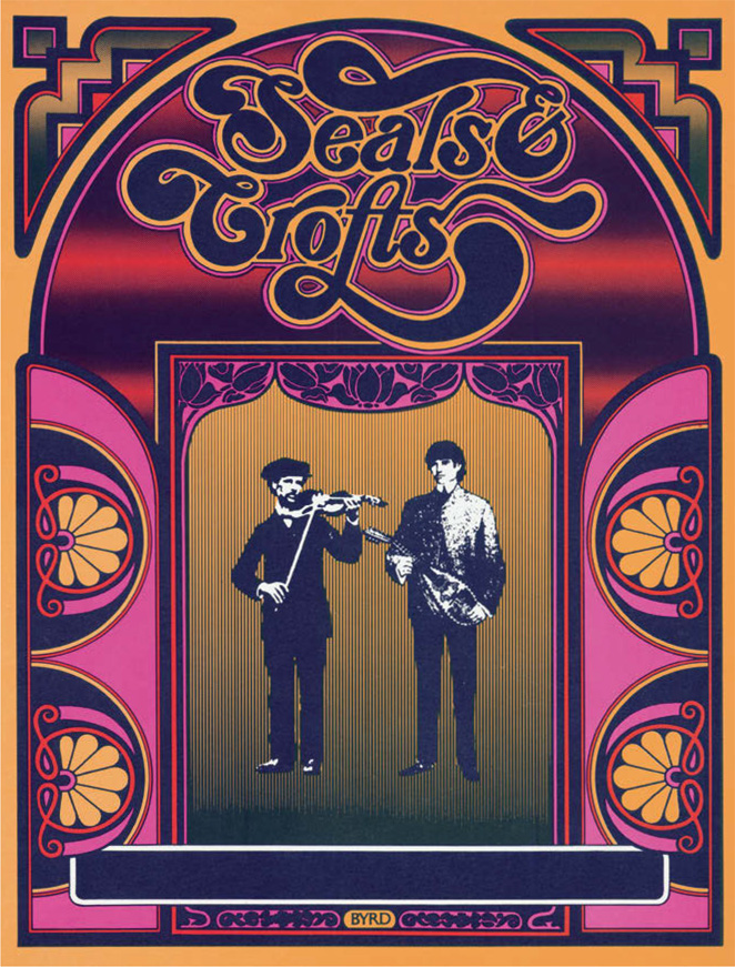 Seals & Crofts 1970 tour poster blank