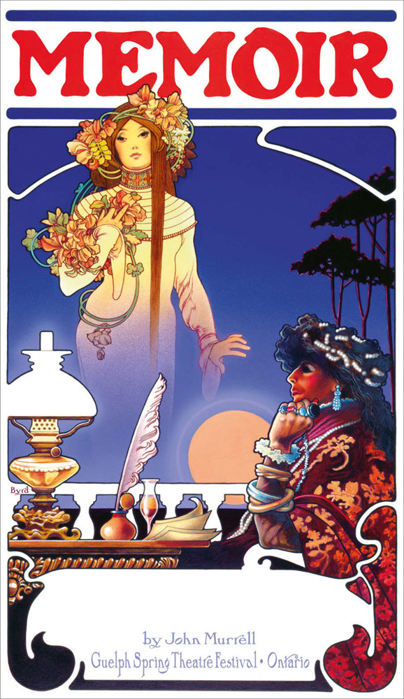 Memoir · Sarah Bernhardt play poster
