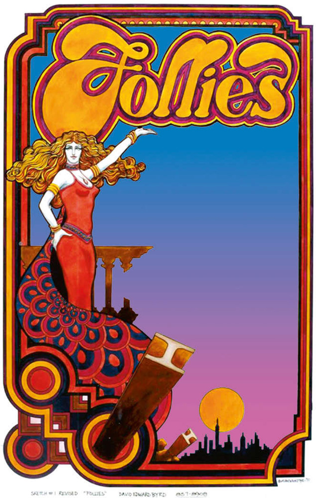 Follies Broadway poster