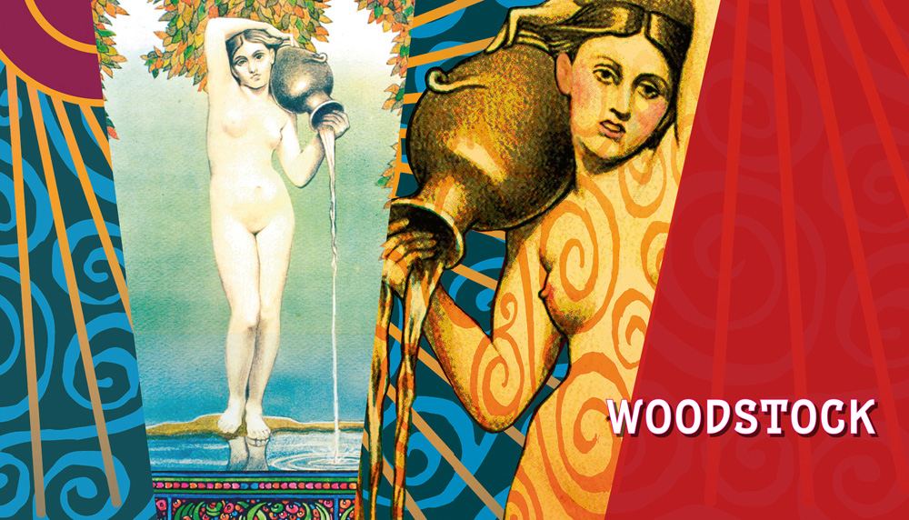 Original Woodstock festival poster
