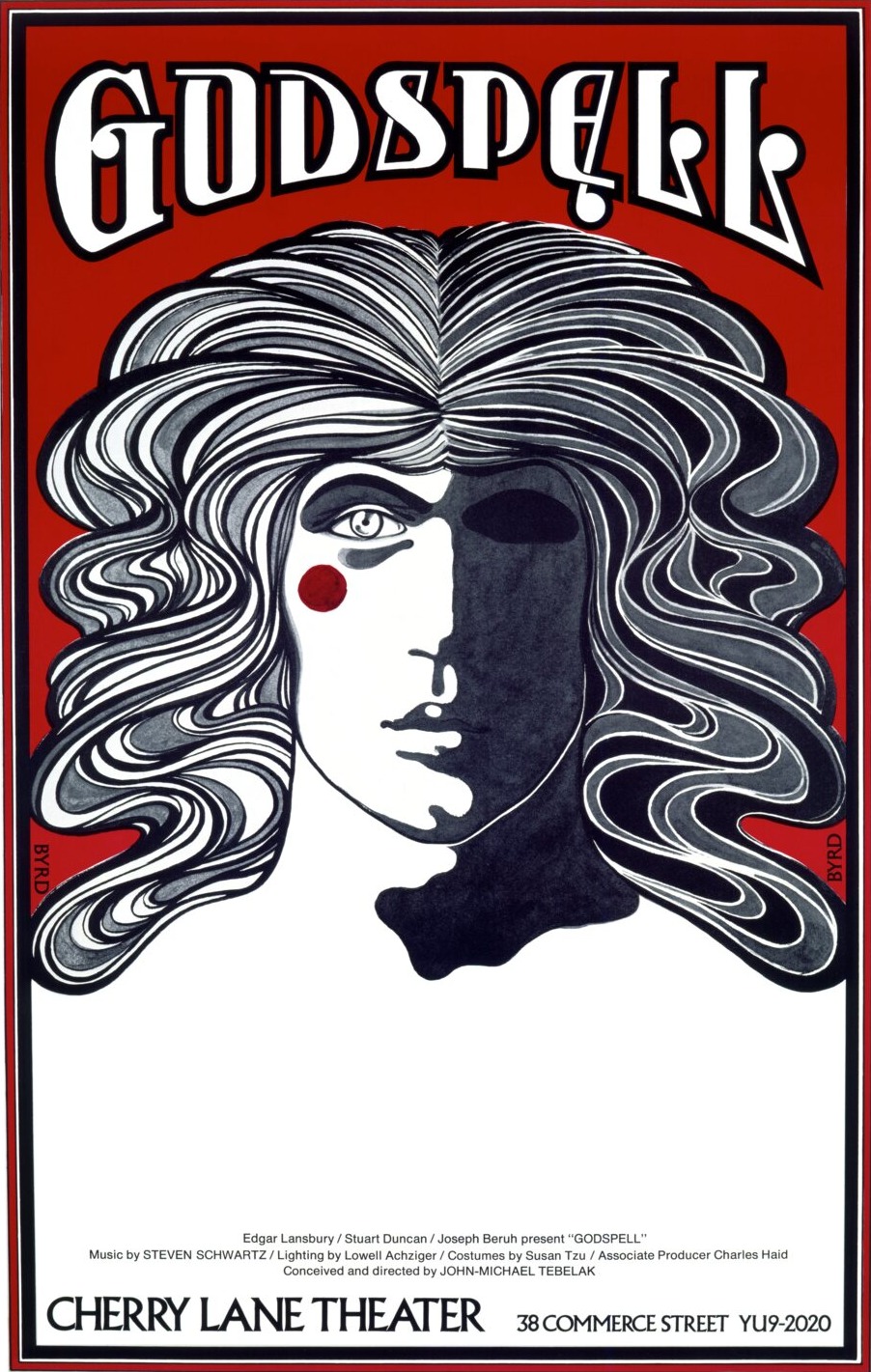 Godspell poster artwork by David Edward Byrd