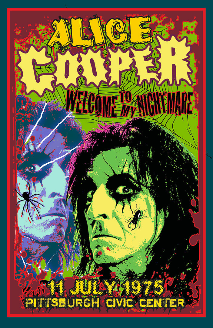 Alice Cooper · Welcome to My Nightmare tour