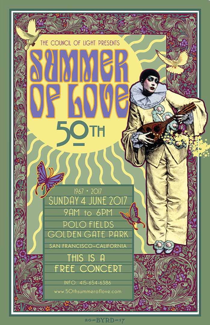 Summer of Love 50th-anniversary posters